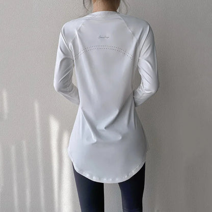Ailune Women’s Long-Sleeve Yoga Shirt – Performance Sports Top