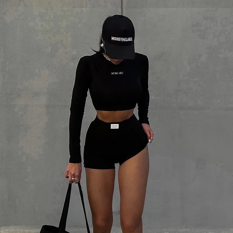 Women’s 2-Piece Sport Set – Top & Shorts