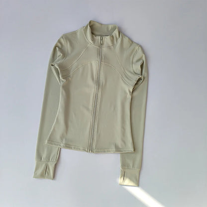 Long-Sleeve Fitness Jacket – Running & Training Activewear