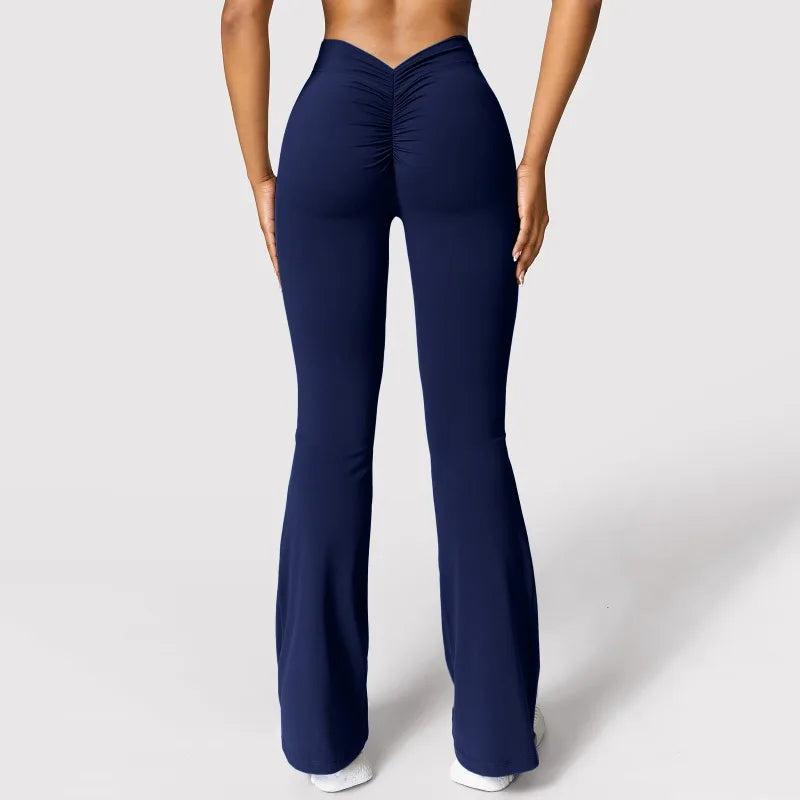 Seamless Flared Fitness Leggings
