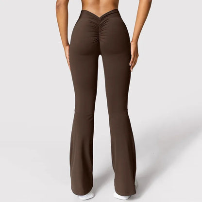 Seamless Flared Fitness Leggings