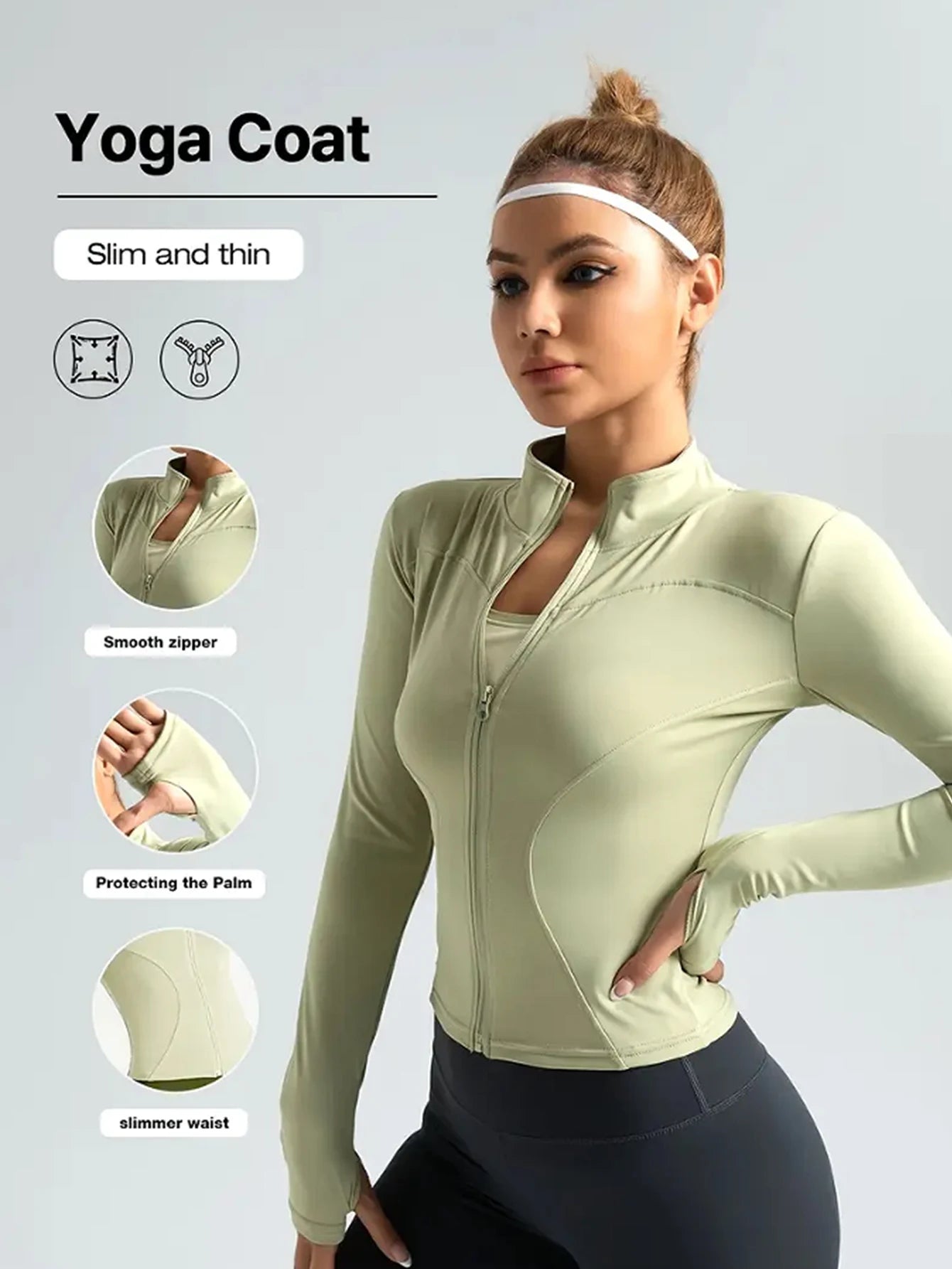 Ailune Women’s Slim-Fit Sports Jacket