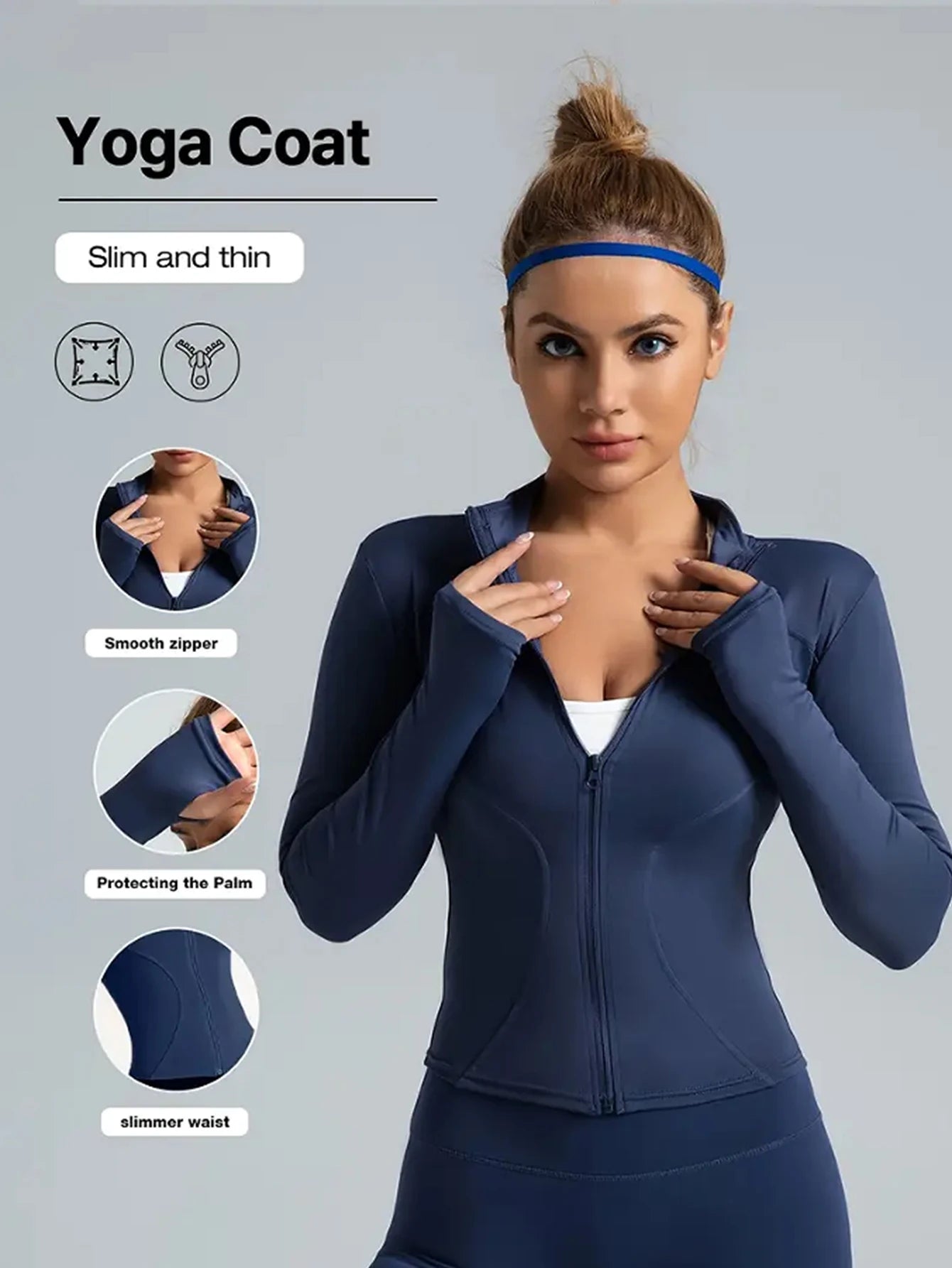 Ailune Women’s Slim-Fit Sports Jacket