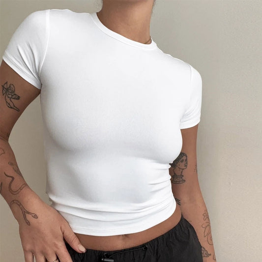 Women’s Slim-Fit Summer T-Shirt – Sporty & Stylish Everyday Wear