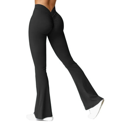Seamless Flared Fitness Leggings