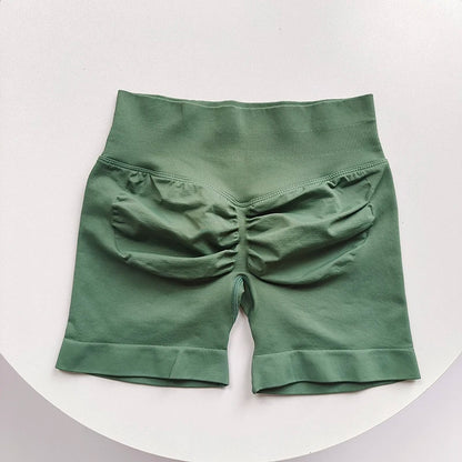 Butt-Lifting Seamless Gym Shorts – Flexible & Sculpting