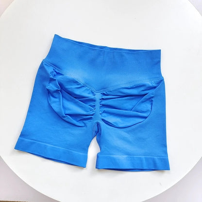 Butt-Lifting Seamless Gym Shorts – Flexible & Sculpting