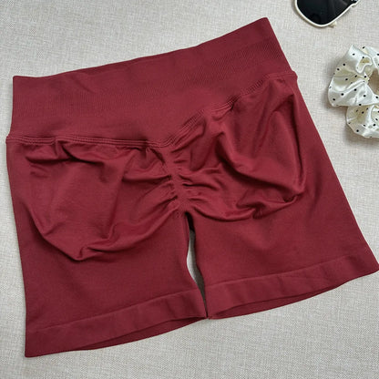 Butt-Lifting Seamless Gym Shorts – Flexible & Sculpting