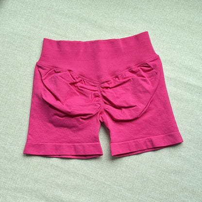 Butt-Lifting Seamless Gym Shorts – Flexible & Sculpting