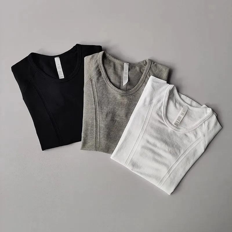 Short-Sleeve Fitness Top – Breathable & Versatile Sportswear