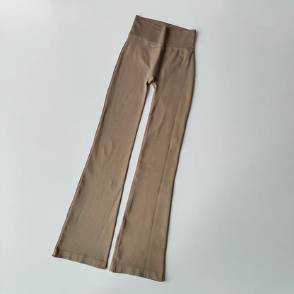Seamless Flared Fitness Leggings