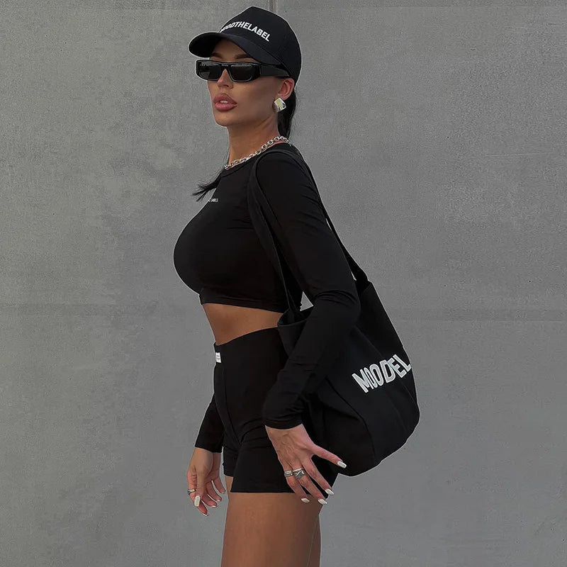 Women’s 2-Piece Sport Set – Top & Shorts