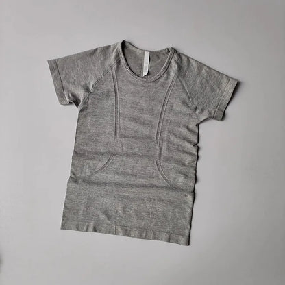 Short-Sleeve Fitness Top – Breathable & Versatile Sportswear