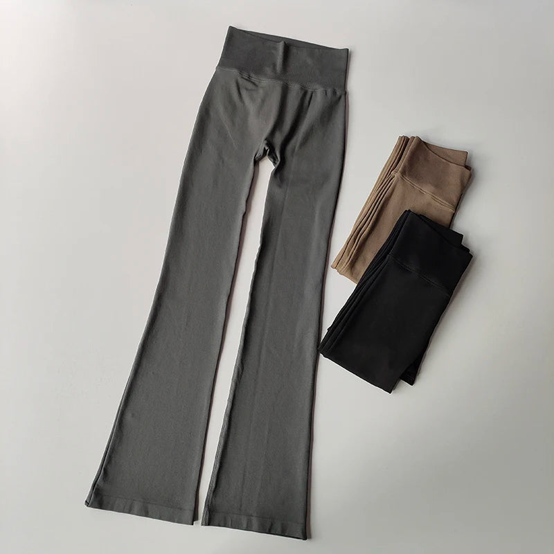 Seamless Flared Fitness Leggings