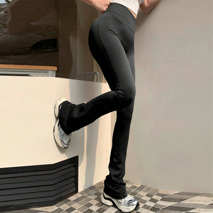 Seamless Flared Fitness Leggings