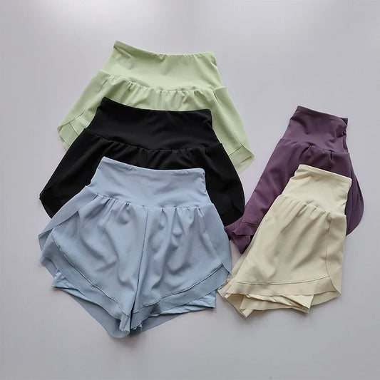 Double-Layer Fitness Shorts – Breathable & Lightweight