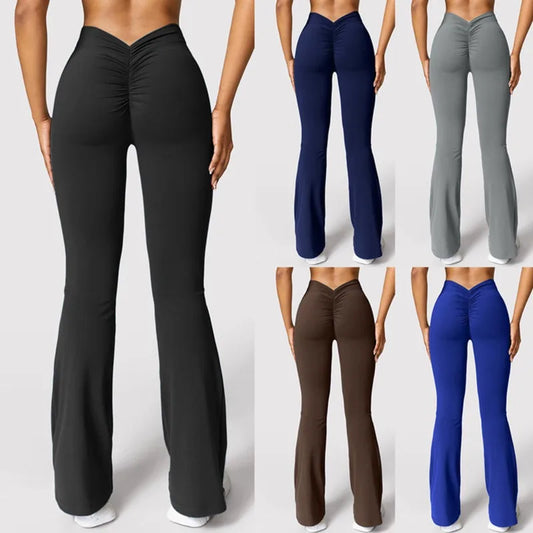 Seamless Flared Fitness Leggings