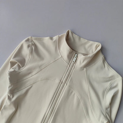 Long-Sleeve Fitness Jacket – Running & Training Activewear
