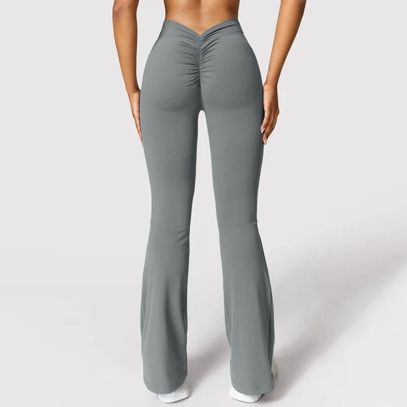 Seamless Flared Fitness Leggings